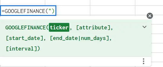 How To Use GOOGLEFINANCE Function In Google Sheets?