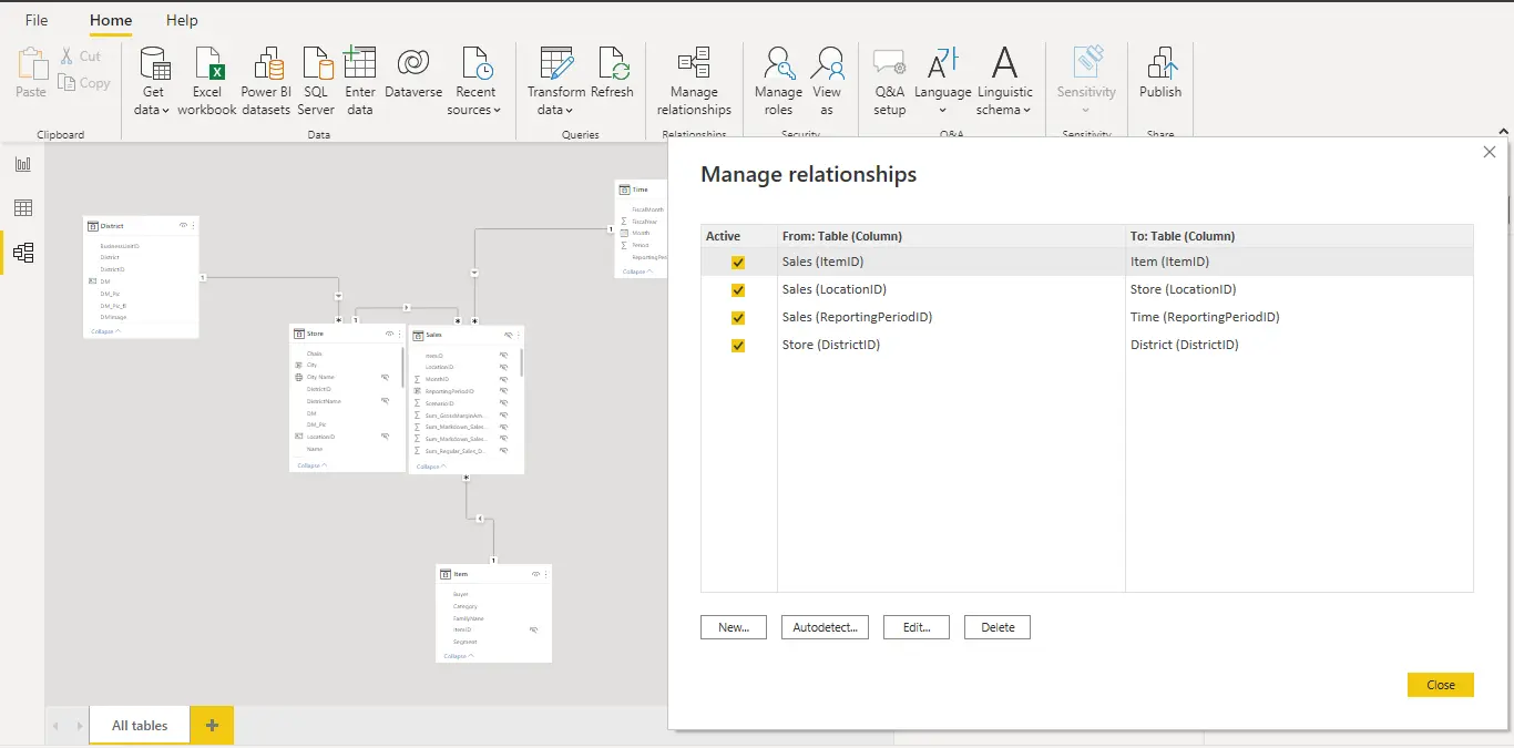 Creating Relation with Auto-Detection